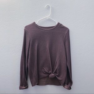 Madewell knotted long sleeve